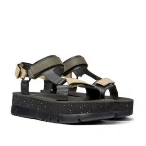 $144 Camper Oruga Up Multicolor Leather Sandals Platform Women’s Size 40 8.5-9